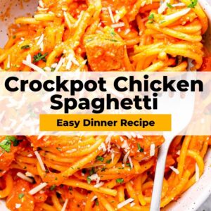 crockpot chicken spaghetti pinterest.