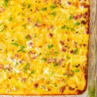 featured ham and cheese breakfast casserole.