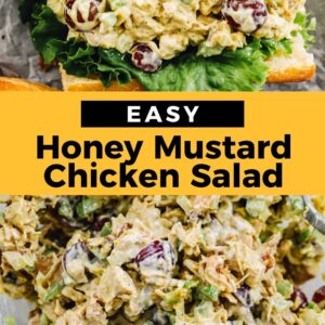 easy honey mustard chicken salad