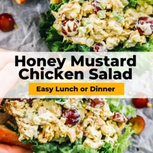 honey mustard chicken salad pin