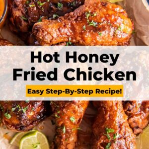 hot honey fried chicken pin