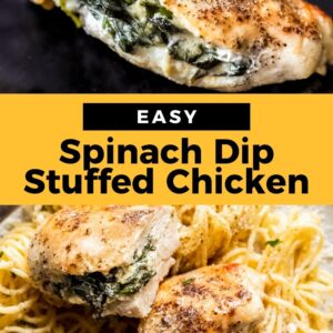 spinach stuffed chicken pin