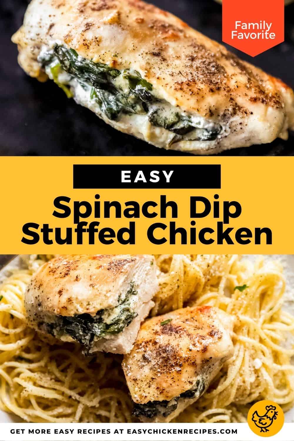 Spinach Stuffed Chicken Breast Recipe - Easy Chicken Recipes (VIDEO)