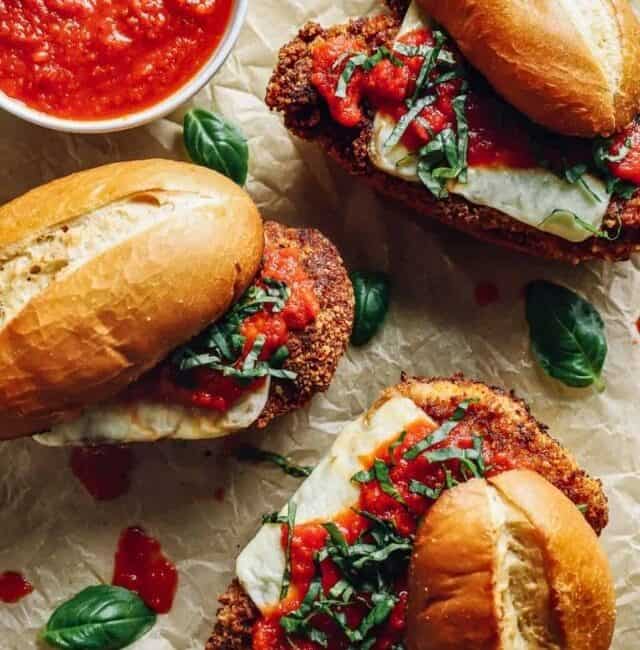 Chicken Parmesan Sandwich cover