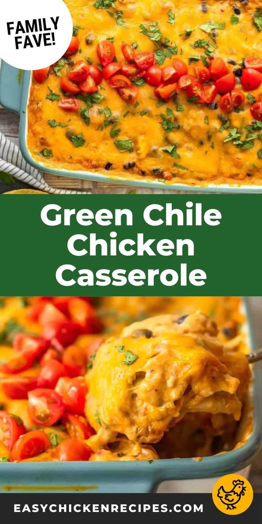 Green Chile Chicken Casserole Recipe - Easy Chicken Recipes