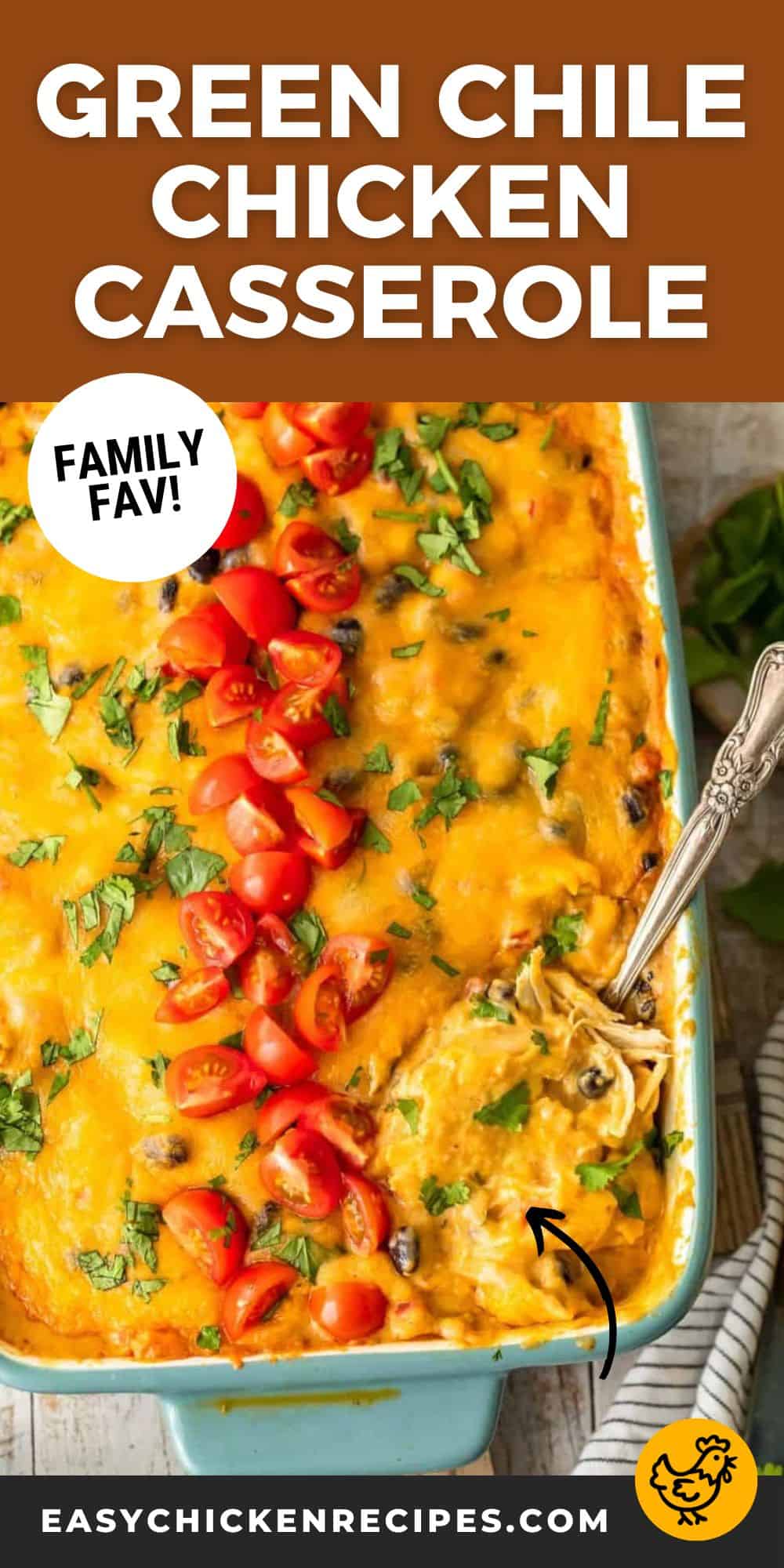 Green Chile Chicken Casserole Recipe - Easy Chicken Recipes