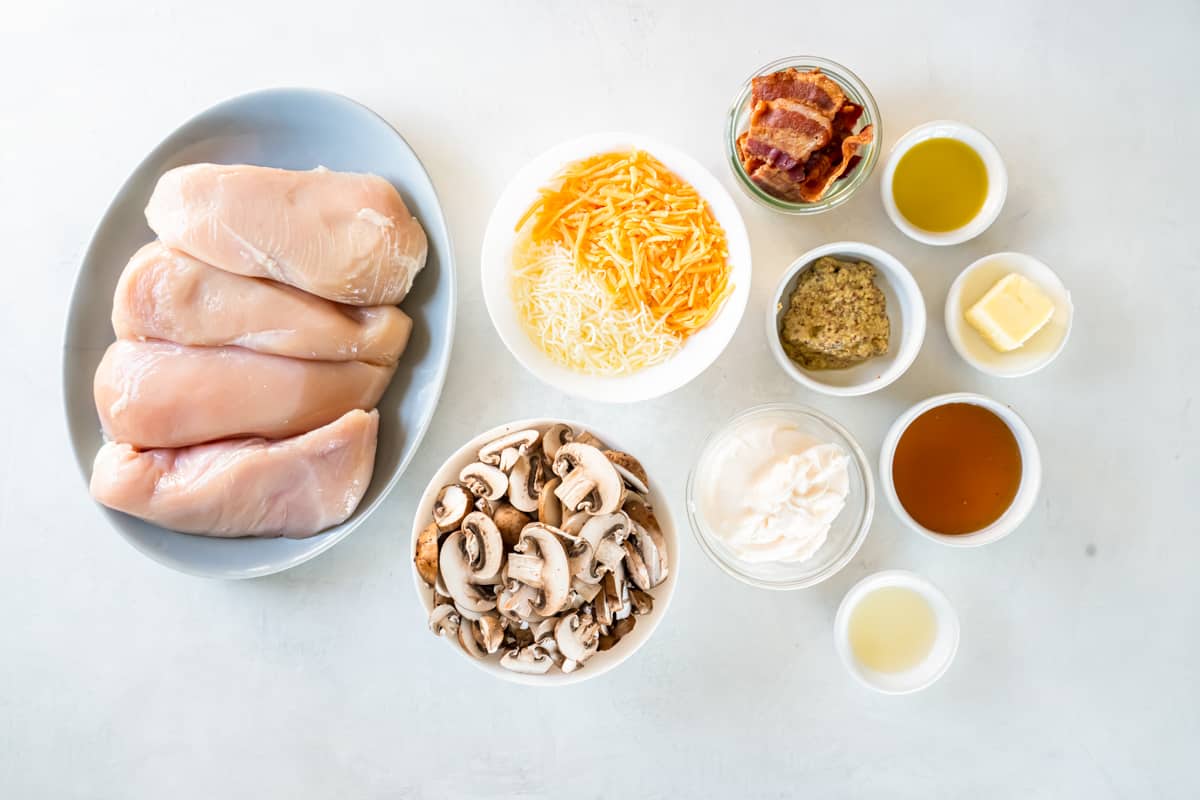 ingredients for Alice Springs Chicken recipe.