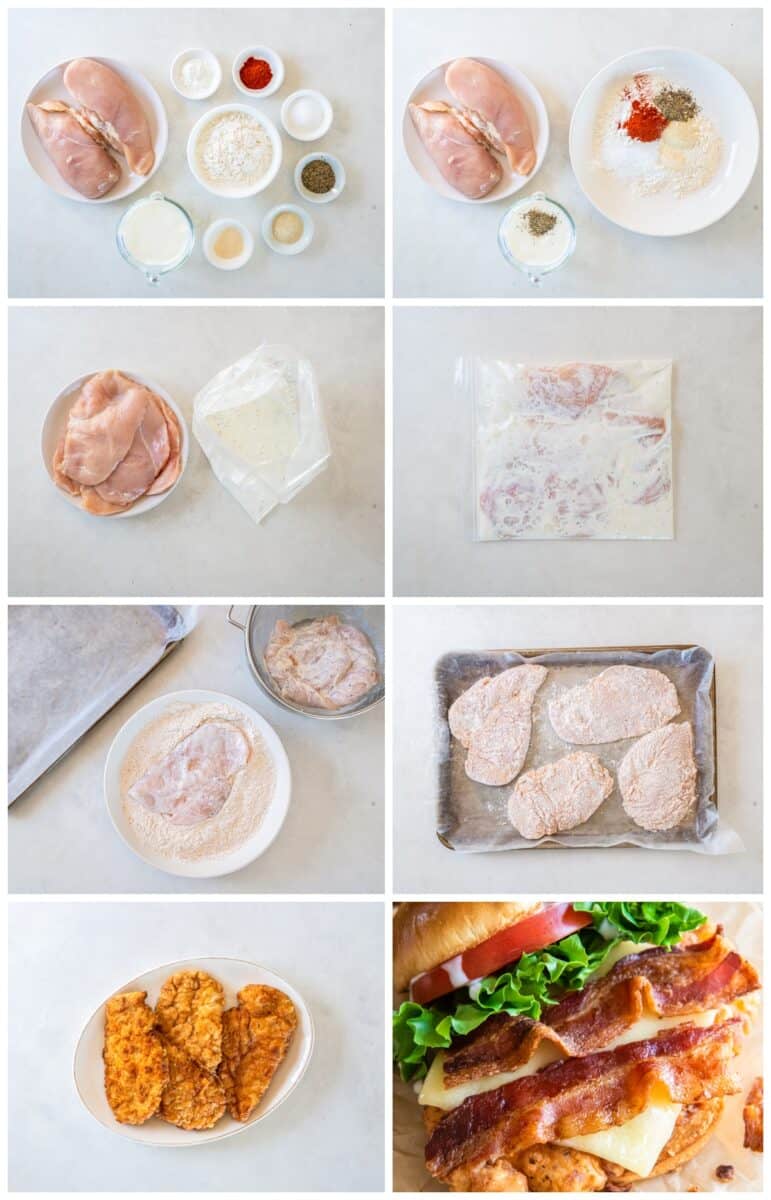 how to make asiago chicken club sandwiches step by step photo instructions