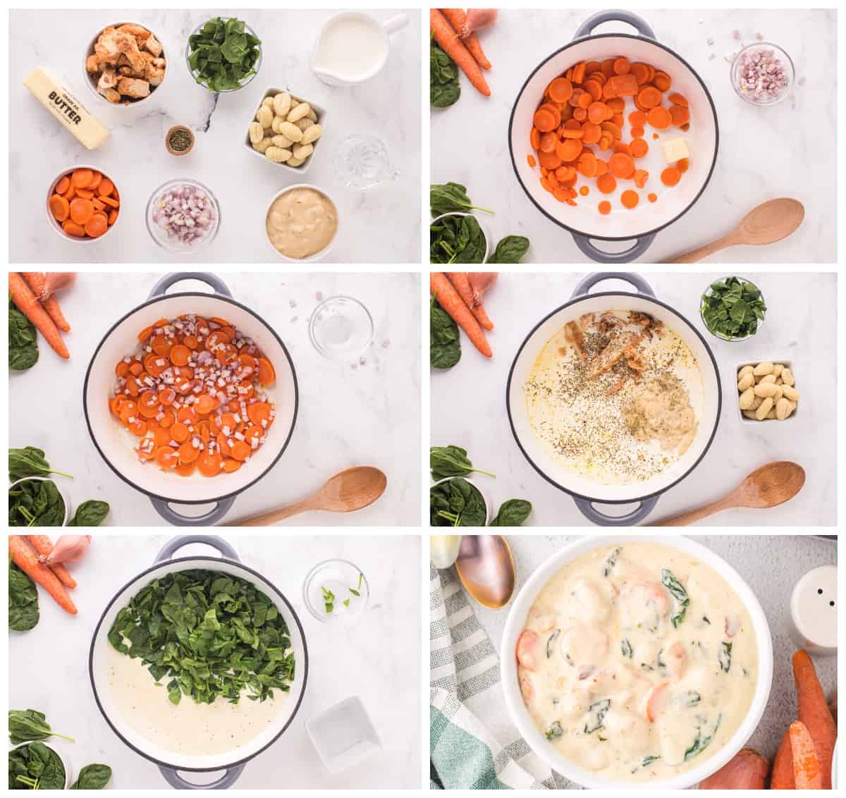 how to make chicken gnocchi soup step by step photo instructions