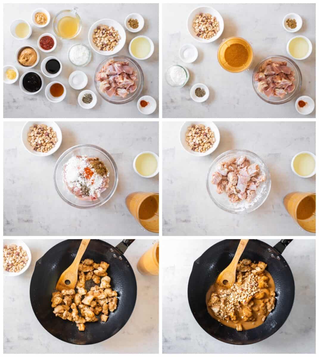 how to make peanut butter chicken step by step photo instructions