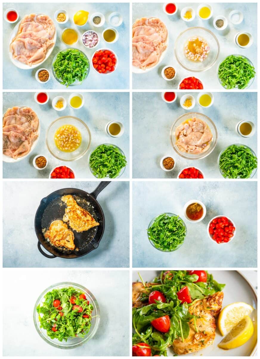 how to make chicken paillard step by step photo instructions