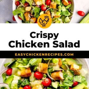 crispy chicken salad pinterest.