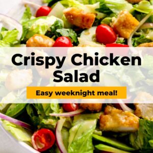 crispy chicken salad pinterest.