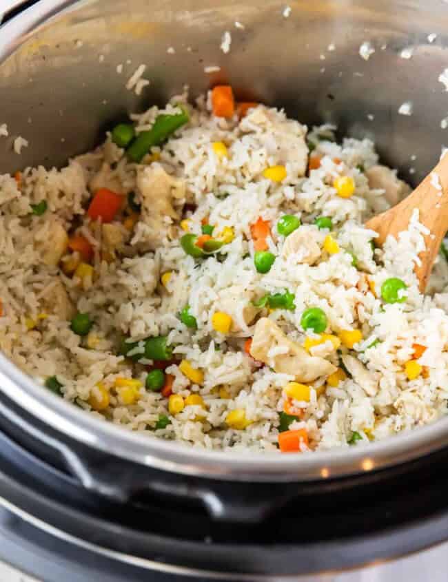 instant pot chicken and rice