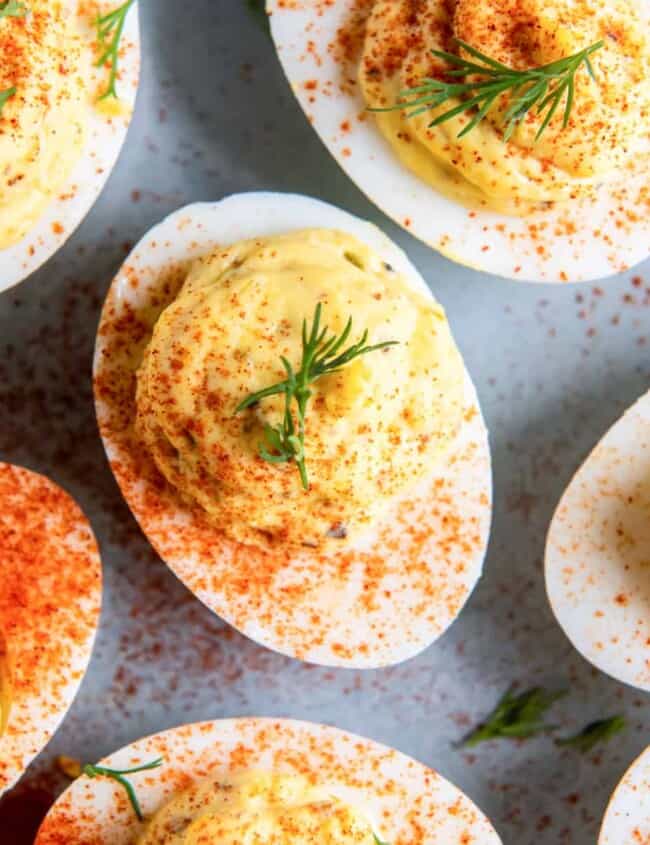 deviled eggs