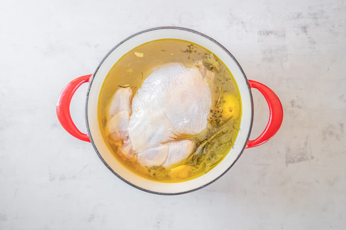 how to brine chicken in a pot.