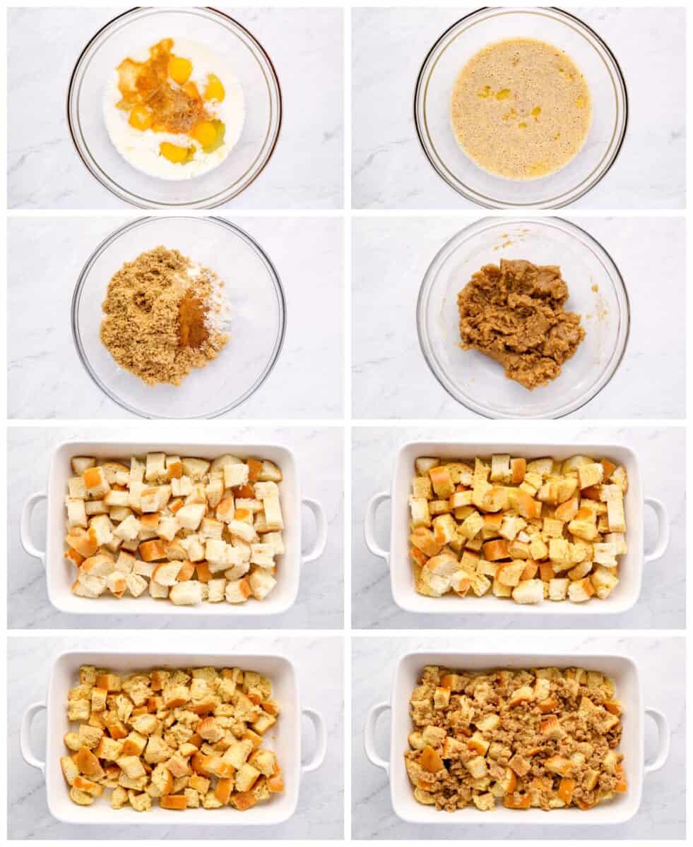how to make French toast casserole step by step photo instructions