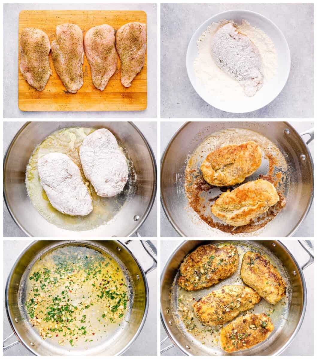 how to m make garlic butter chicken step by step photo instructions