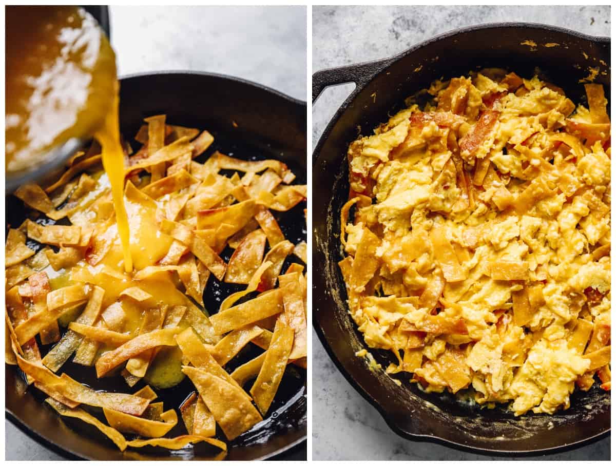 how to make Migas step by step photo instructions