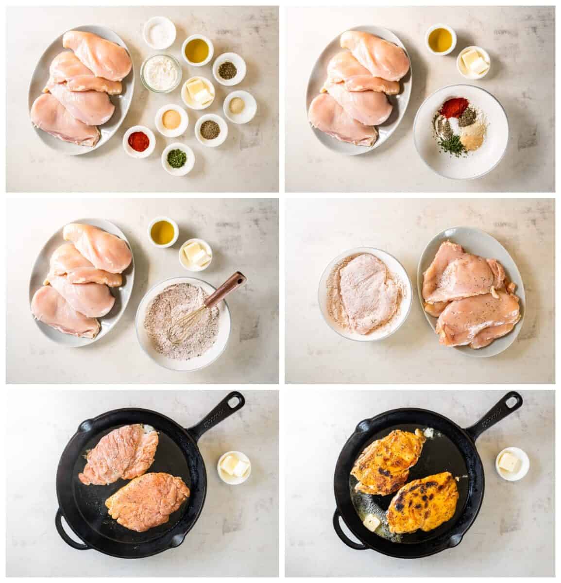 how to make pan fried chicken breast step by step photo instructions