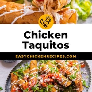 pin recipe: chicken taquitos