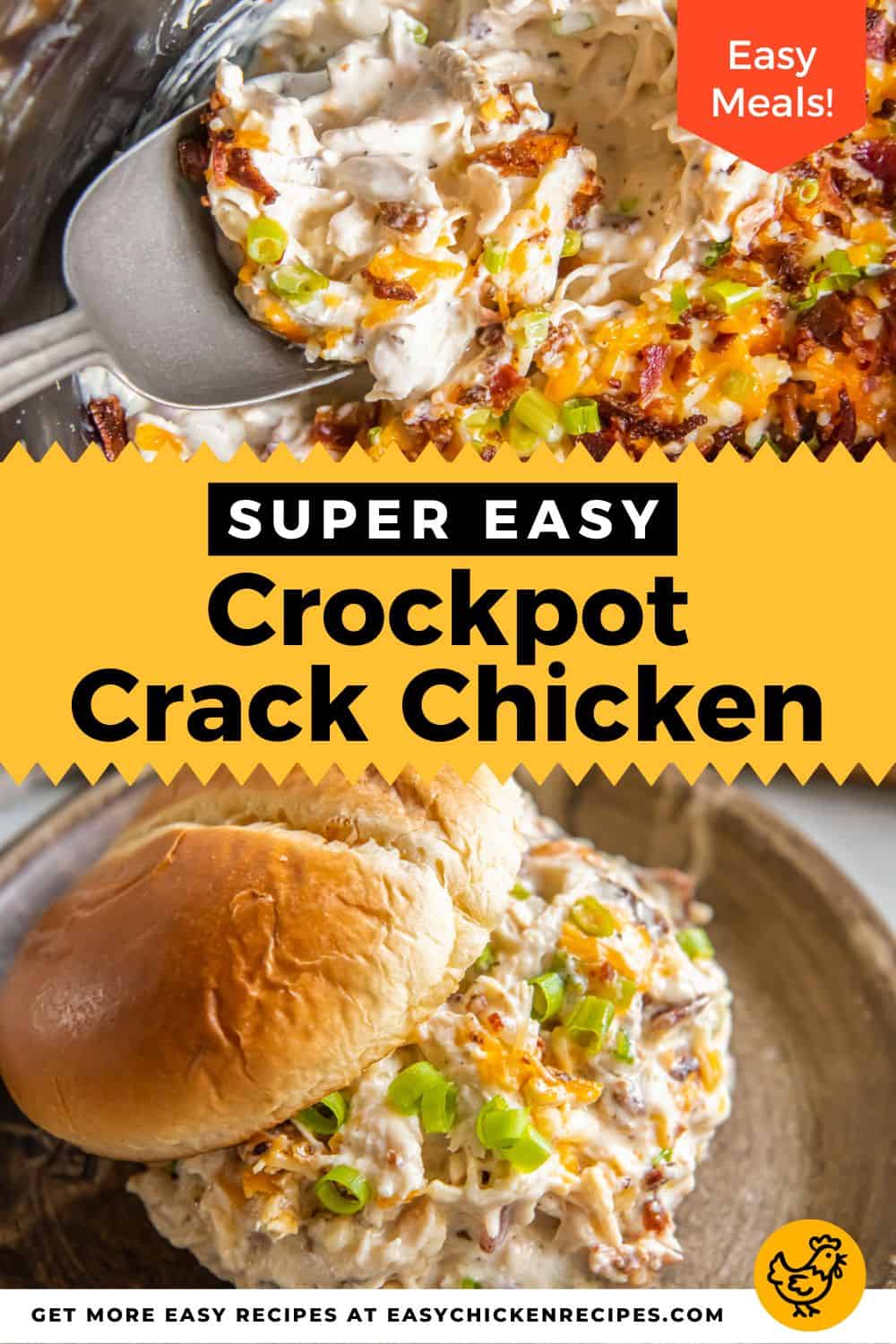 Crockpot Crack Chicken - Easy Chicken Recipes