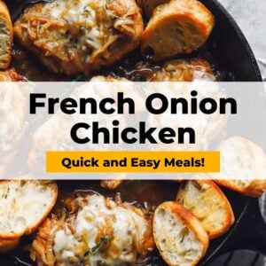 pin recipe: French onions chicken