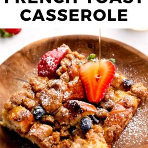 Easy and scrumptious breakfast recipe: french toast casserole.