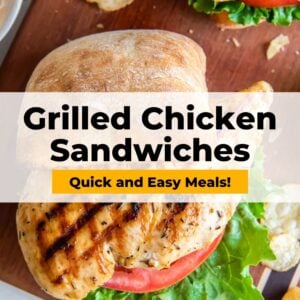 grilled chicken sandwiches pinterest