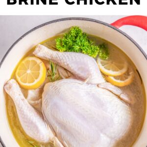 how to brine chicken pinterest image