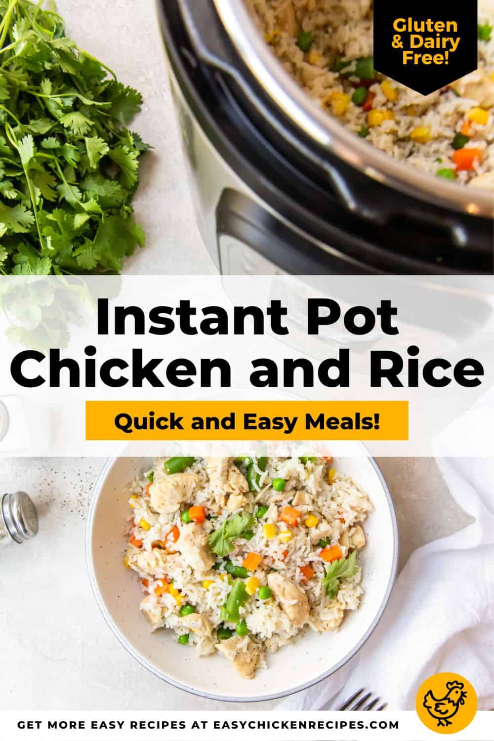 Instant Pot Chicken And Rice Easy Chicken Recipes 0312