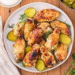 dill pickle brined chicken wings