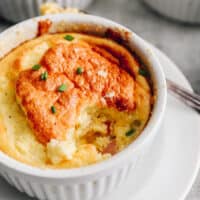 ham and cheese breakfast souffle