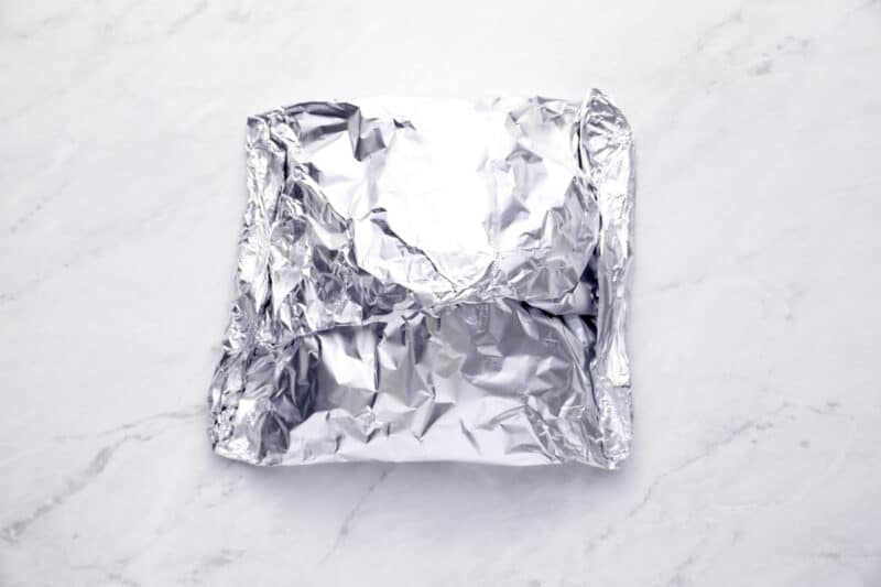 foil packets filled with chicken