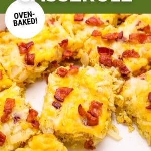 amish breakfast casserole pin.