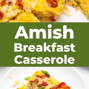 amish breakfast casserole pin.