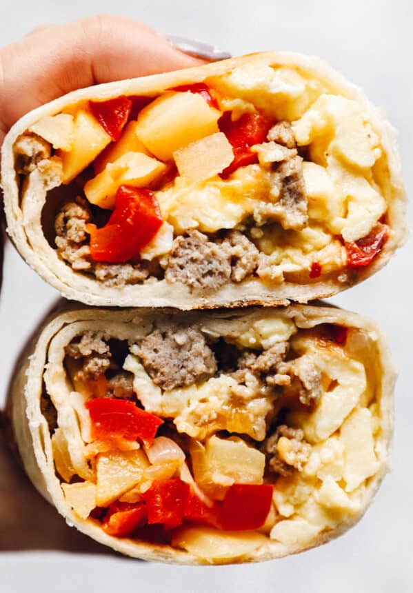 make ahead freezer breakfast burritos