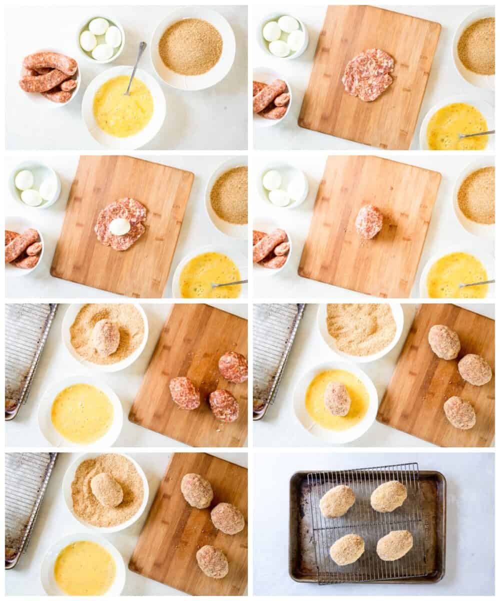 how to make scotch eggs step by step photo instructions