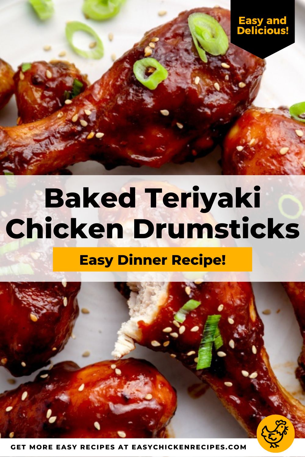 Baked Teriyaki Chicken Drumsticks - Easy Chicken Recipes