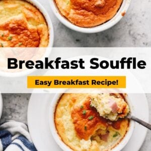 Easy breakfast recipe for a breakfast souffle.