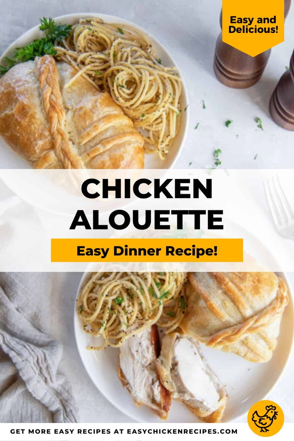 Chicken Alouette - Easy Chicken Recipes