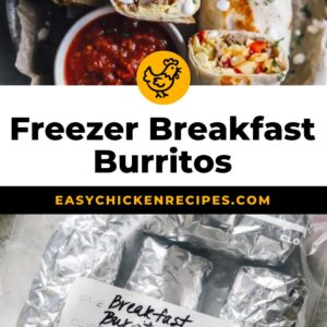 freezer breakfast burritos pinterest