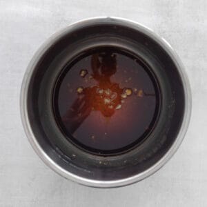 teriyaki sauce in a an instant pot.