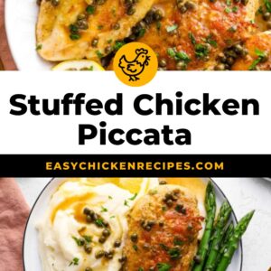 stuffed chicken piccata Pinterest