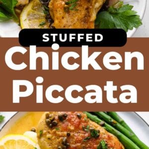 stuffed chicken piccata pin.