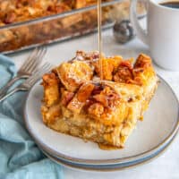 featured chicken and waffle casserole.