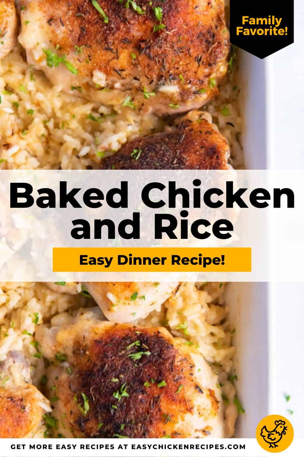 Baked Chicken and Rice - Easy Chicken Recipes