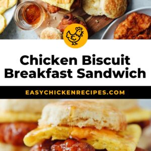 chicken biscuit breakfast sandwich pinterest