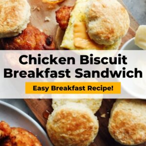 chicken biscuit breakfast sandwich pinterest
