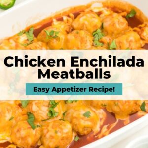 chicken enchilada meatballs pinterest